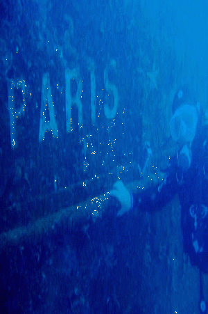 Дайвинг на затонувший корабль Paris